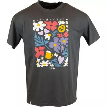 Футболка «Пивной сад» Bavarian Caps, серый