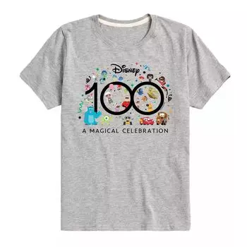 Футболка Pixar с изображением Disney 100 Magical Celebration для мальчиков 8–20 лет Licensed Character
