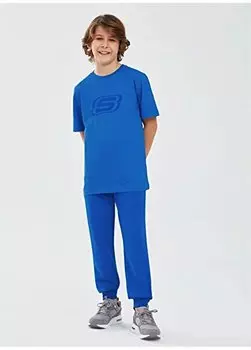 Футболка Plain Blue Boy SK232080-403-Essential B Футболка Skechers, синий