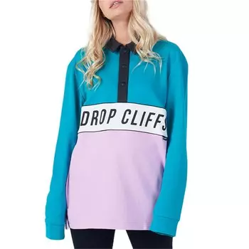 Футболка Planks Charge Down для регби с длинными рукавами, бирюзовый