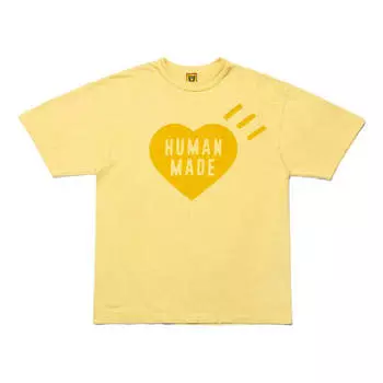 Футболка plant dyed t-shirt #2 'yellow' Human Made, желтый