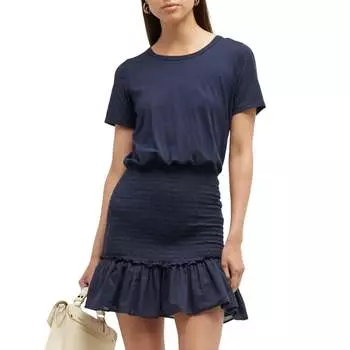 Футболка-платье Aberdeen темно-синего цвета Veronica Beard