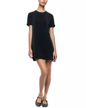 Футболка-платье alice + olivia Braden, черный