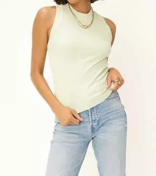 Футболка Player Racerback Rib в цвете Mint Matcha PROJECT SOCIAL T