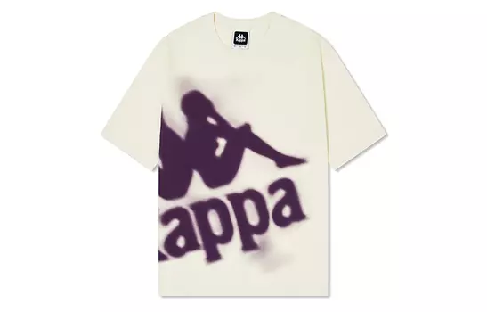 Футболка PLAYER унисекс многоцветная Kappa, Tallow White-0111