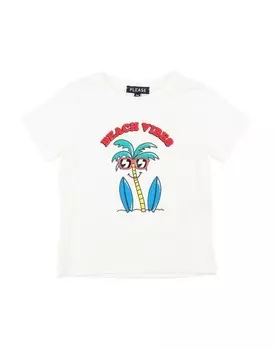 Футболка Please, слоновая кость