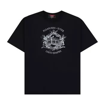 Футболка Pleasures Alberto T-Shirt 'Black', черный