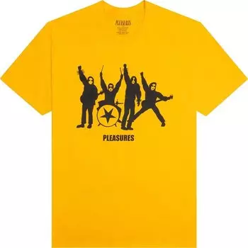 Футболка Pleasures Anguish T-Shirt 'Gold', желтый