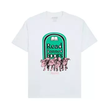 Футболка Pleasures Banned Books T-Shirt 'White', белый