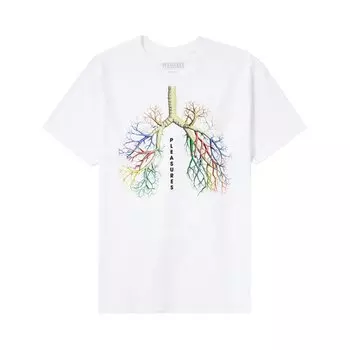 Футболка Pleasures Breathe Again T-Shirt 'White', белый