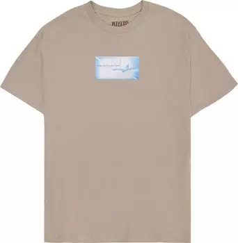 Футболка Pleasures Contacts T-Shirt 'Sand', загар