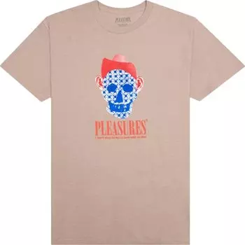 Футболка Pleasures Cowboy T-Shirt 'Sand', загар