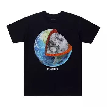 Футболка Pleasures Dance с короткими рукавами, черная