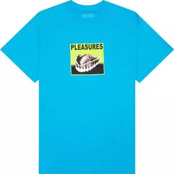 Футболка Pleasures Dental Tee 'Turquoise', синий