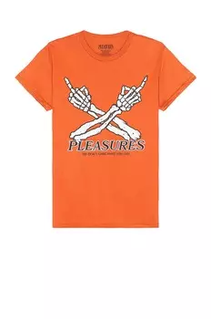 Футболка Pleasures Don'T Care, оранжевый