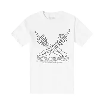 Футболка Pleasures Dont Care Белая