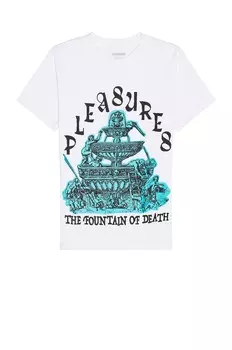 Футболка Pleasures Fountain T-shirt, белый