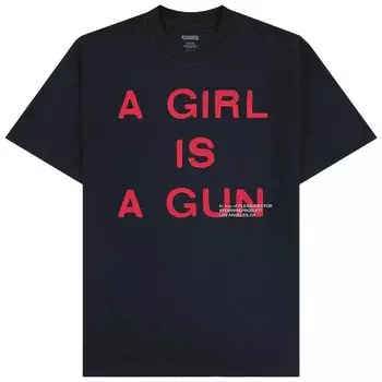 Футболка Pleasures Girl Is A Gun T-Shirt 'Black', черный