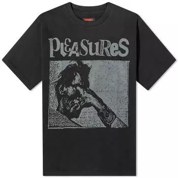 Футболка Pleasures Gouge Heavyweight, черный