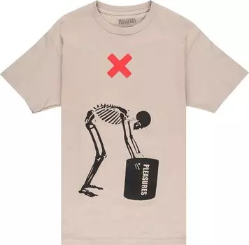 Футболка Pleasures Heavy T-Shirt 'Sand', кремовый
