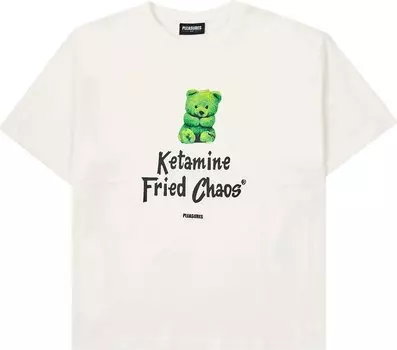 Футболка Pleasures Ketamine T-Shirt 'Natural', кремовый