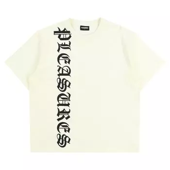 Футболка Pleasures Knight Heavyweight, белая