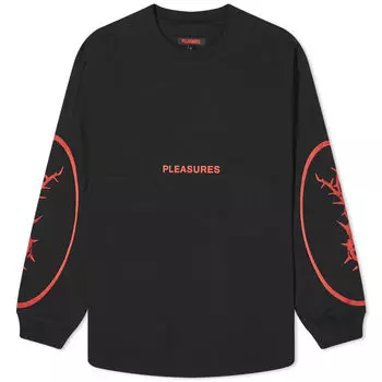 Футболка Pleasures Long Sleeve Maximize Jersey, черный