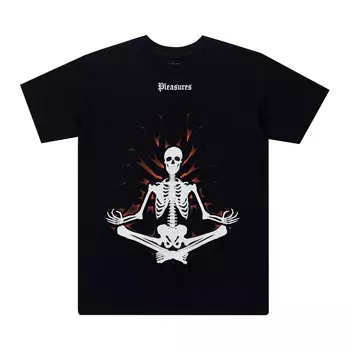 Футболка Pleasures Meditation, черная