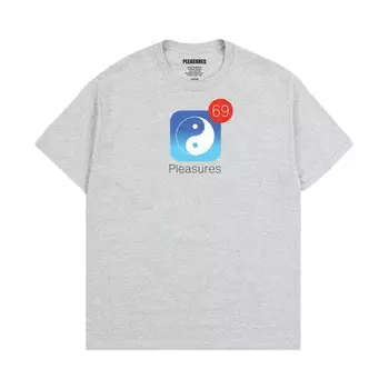 Футболка Pleasures Notify T-Shirt, серый