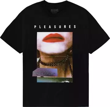 Футболка Pleasures Poor Connection T-Shirt 'Black', черный