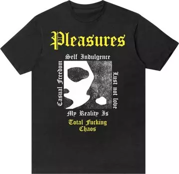 Футболка Pleasures Reality T-Shirt 'Black', черный