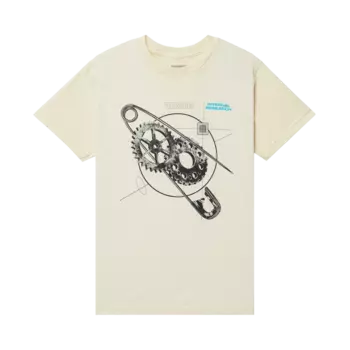 Футболка Pleasures Research 'Natural', кремовый