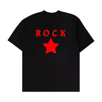 Футболка Pleasures Rockstar 'Black', черный