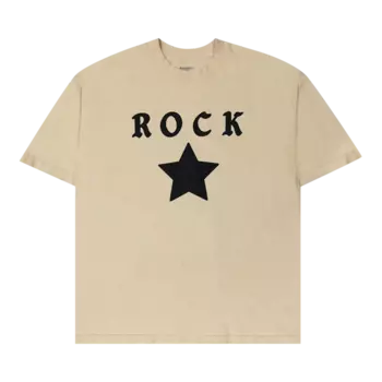 Футболка Pleasures Rockstar 'Tan', загар