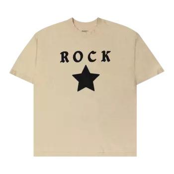 Футболка Pleasures Rockstar 'Tan', загар