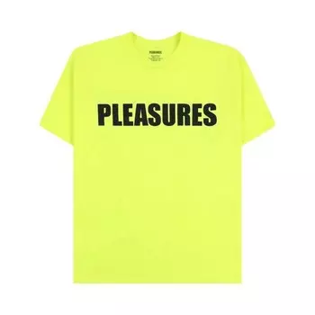 Футболка Pleasures Security T-Shirt Safety Green, зеленый