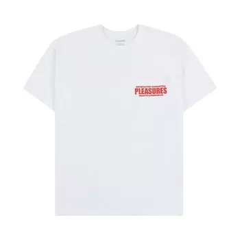 Футболка Pleasures Staff Pocket T-Shirt White, белый
