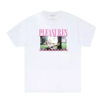 Футболка Pleasures Swing T-Shirt 'White', белый