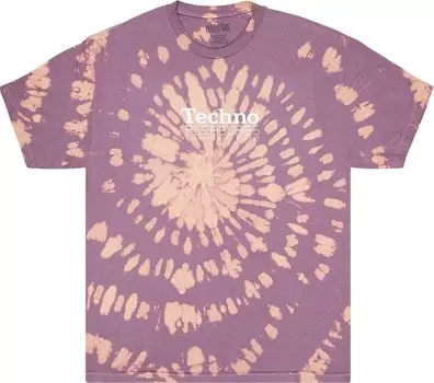 Футболка Pleasures Techno T-Shirt 'Orange Dye', оранжевый