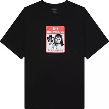 Футболка Pleasures Trespass 'Black', черный