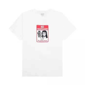 Футболка Pleasures Trespass 'White', белый