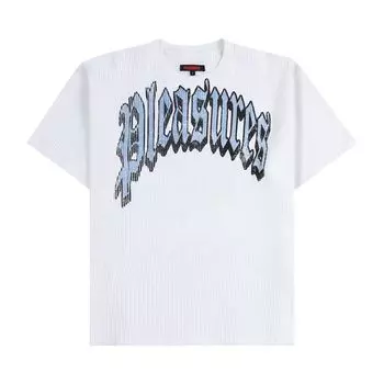 Футболка Pleasures Twitch Waffle Tee 'White', белый