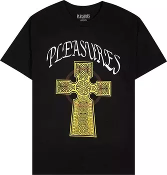 Футболка Pleasures Vegan T-Shirt 'Black', черный