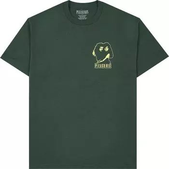 Футболка Pleasures Volume T-Shirt 'Green', зеленый