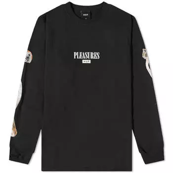 Футболка PLEASURES X Huf Long Sleeve Spore Tee