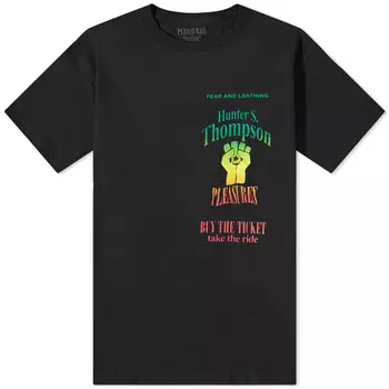 Футболка Pleasures X Hunter S. Thompson Take The Ride, черный