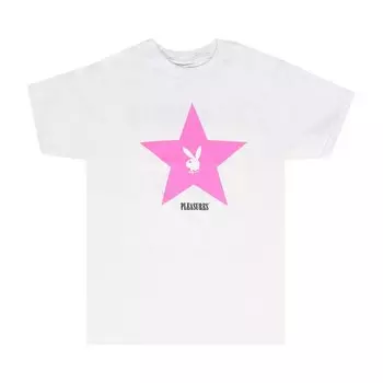 Футболка Pleasures x Playboy Connect T-Shirt 'White', белый
