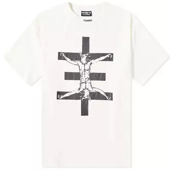Футболка Pleasures x Psychic TV & Genesis P-Orridge Sacrifice, слоновая кость
