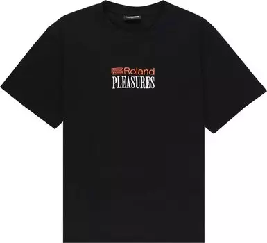 Футболка Pleasures x Roland Heavyweight T-Shirt 'Black', черный