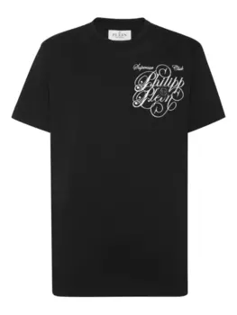 Футболка Plein Coursive Stones Philipp Plein, черный